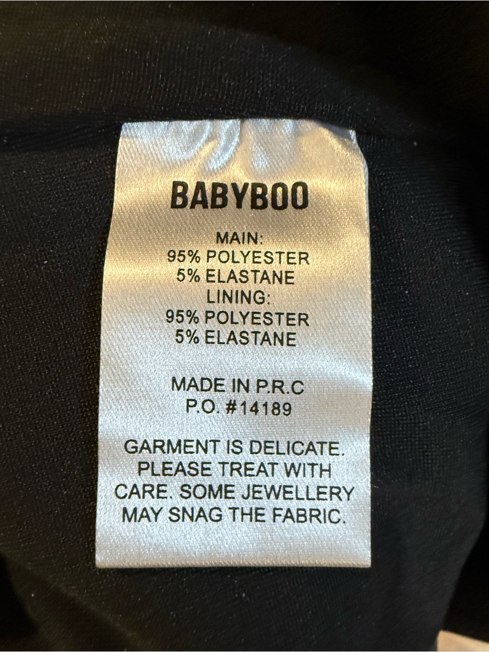 Babyboo Helena Maxi Black Sleeveless Evening Dress. Size XL - Picture 7 of 7